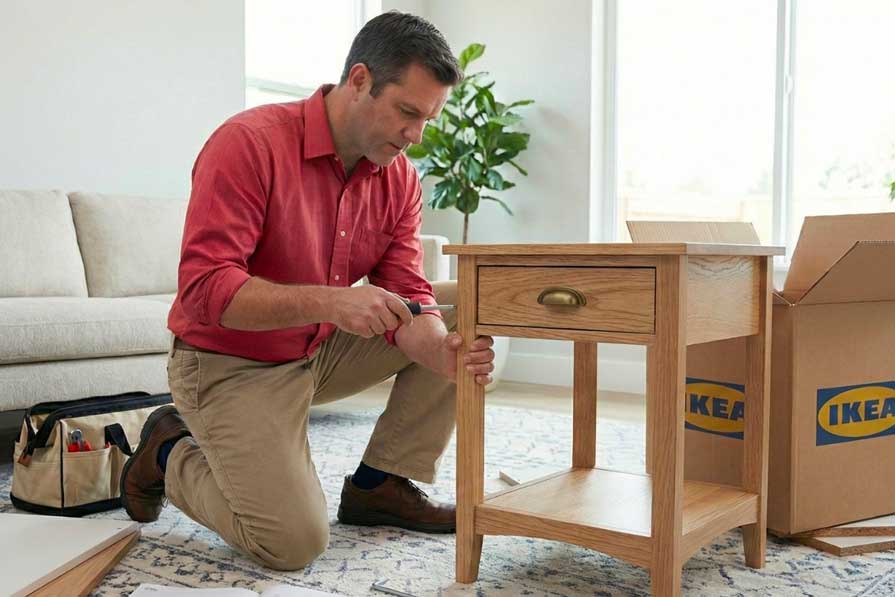 Handyman Ikea table build